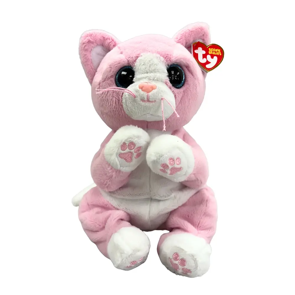 TY BEANIE BELLIES LILLIBELLE THE PINK CAT