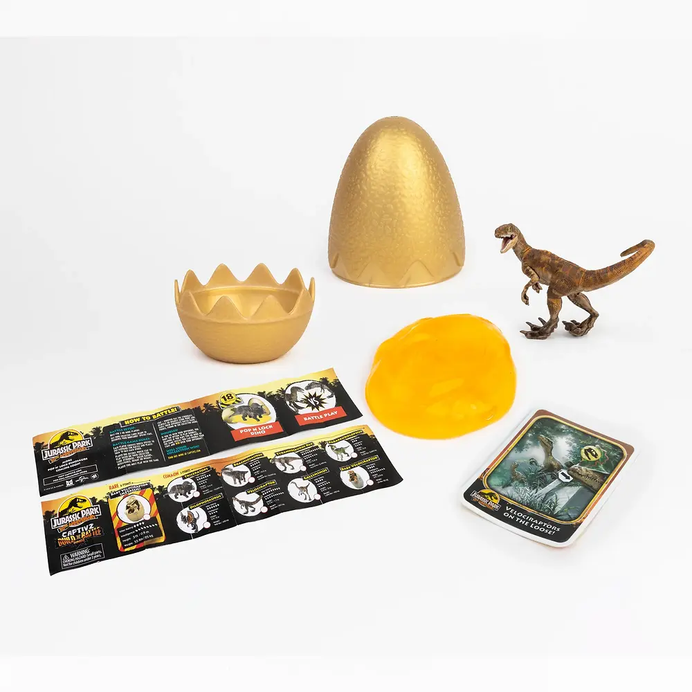 JURASSIC PARK 30TH EDITION DINOSAUR SLIME EGG