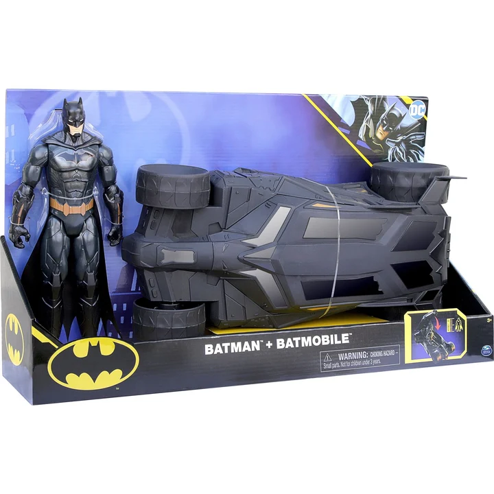 DC BATMAN AND BATMOBILE SET