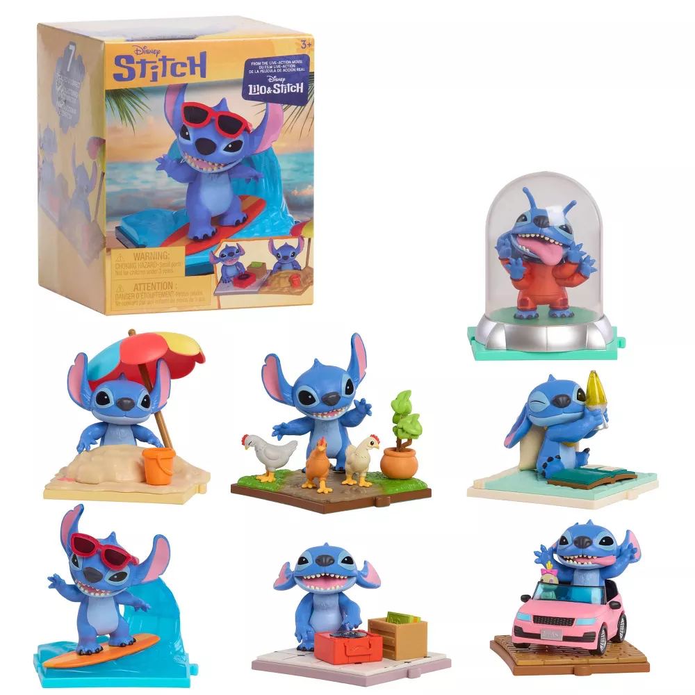 DISNEY STITCH MOVIE TIME COLLECTIBLE FIGURES