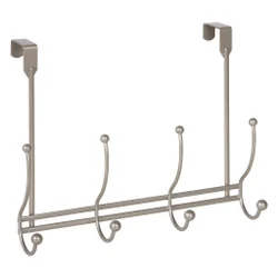 LOVELAND SATIN NICKEL OVER THE DOOR HOOK 2x4