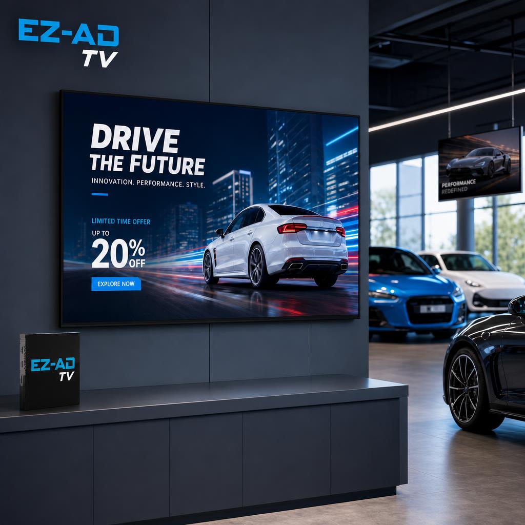 Driving Sales with Digital Signage Automotive Solutions