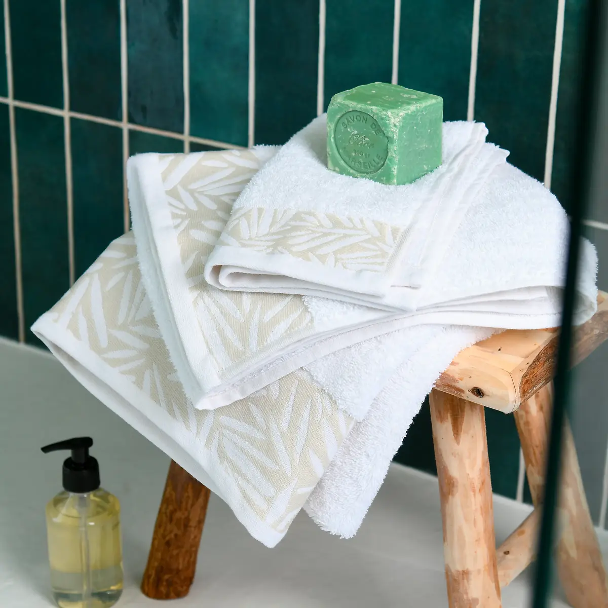 BATH TOWEL - SORA WHITE - 50X90 cm