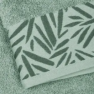 BATH TOWEL SORA - ALMOND GREEN - 50X90 CM