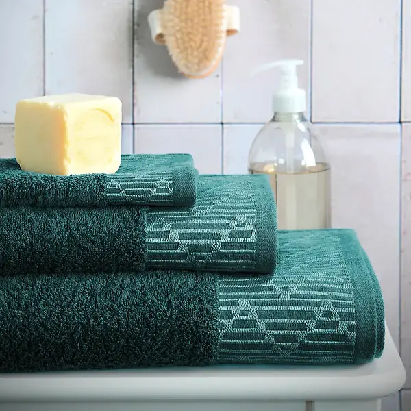 BATH TOWEL TULI - PETROL - 50X90 CM