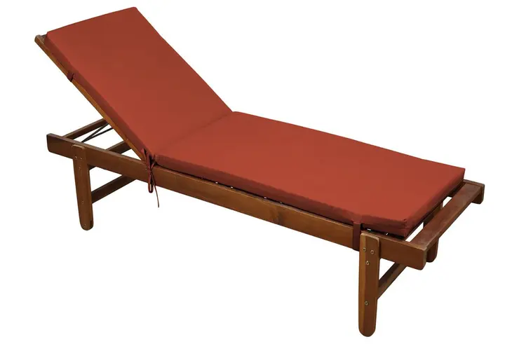 HAWAII SUN LOUNGER - ORANGE - 60 X 190 X 4 CM