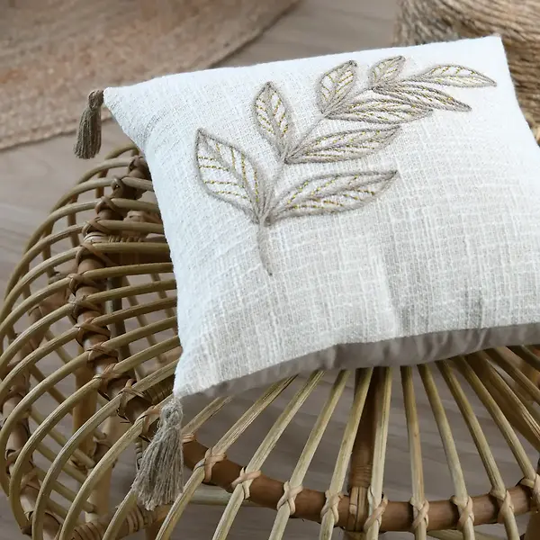 HEMERA CUSHION - BEIGE - 40X40 CM