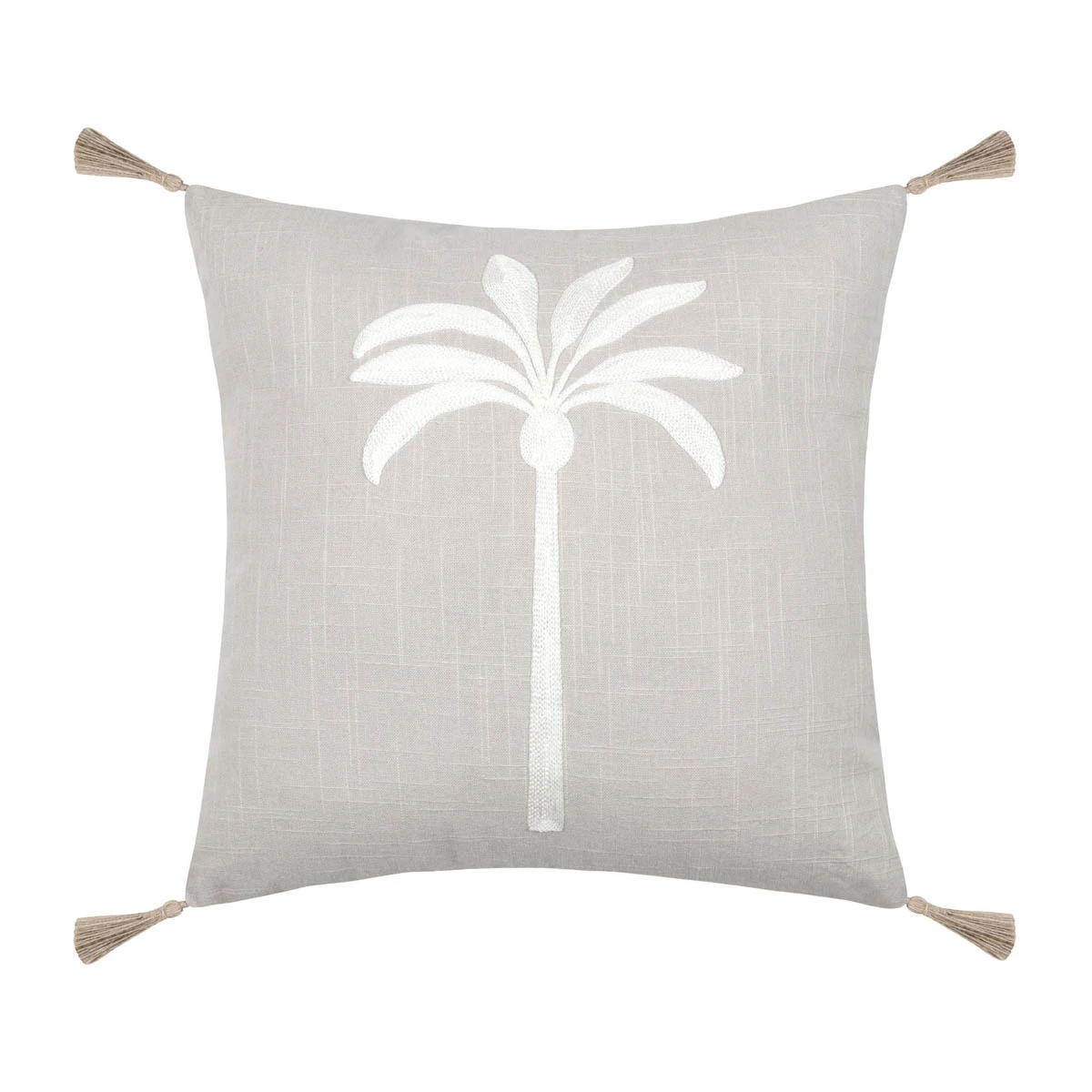 CASABLANCA MASTIC CUSHION - BEIGE - 40X40 CM