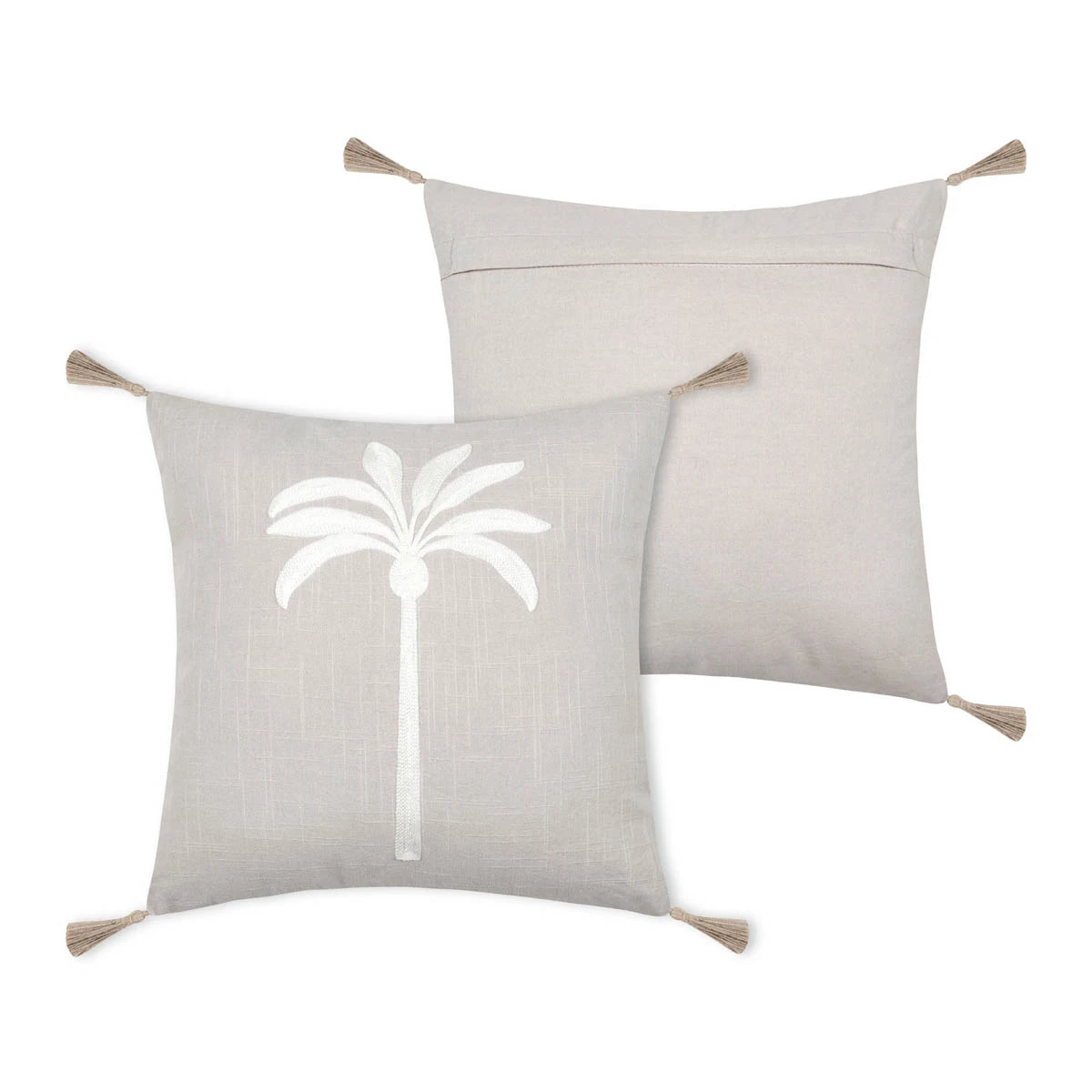 CASABLANCA MASTIC CUSHION - BEIGE - 40X40 CM