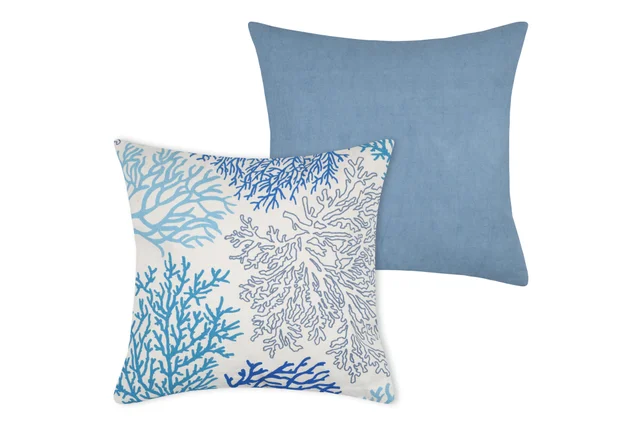 TAHITI CUSHION COVER - TURQUOISE - 40X40 CM