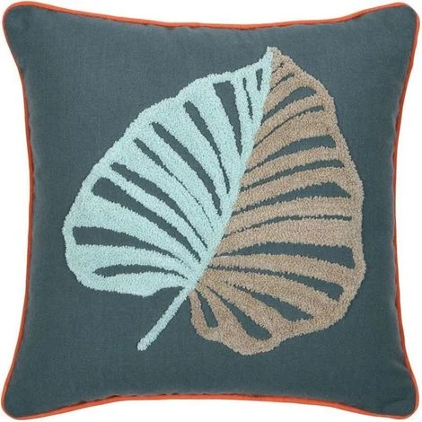 KENTIA CUSHION - BLUE - 40X40 CM