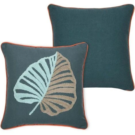 KENTIA CUSHION - BLUE - 40X40 CM