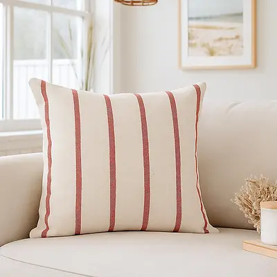 SAINT TROP CUSHION - RED - 50X50 CM
