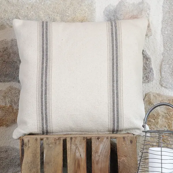 MONTAUBAN CUSHION - ANTHRACITE - 50X50 CM