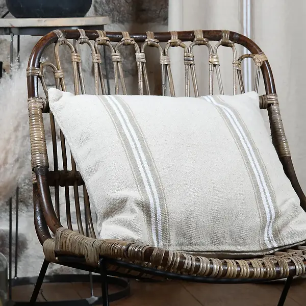 MONTAUBAN CUSHION - WHITE - 50X50 CM