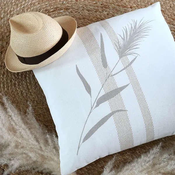 PAMPA CUSHION - BEIGE - 50X50 CM