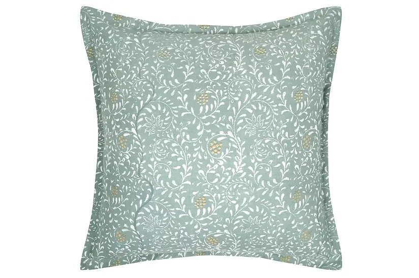 SHANA CUSHION - SAGE - 45X45 CM