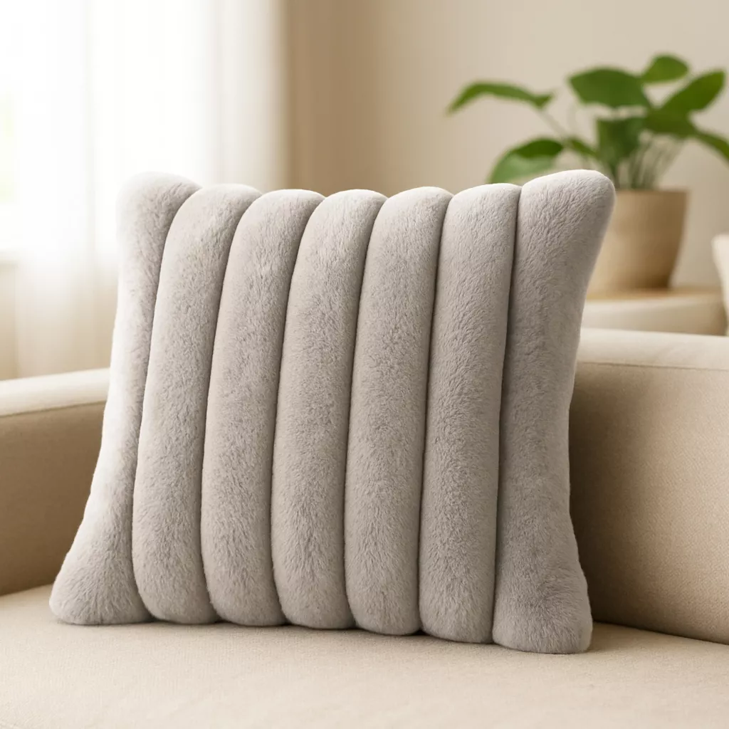 POLARY CUSHION - BEIGE - 45X45 CM