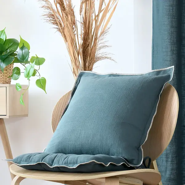 HELIOS CUSHION - BLUE - 45X45 CM