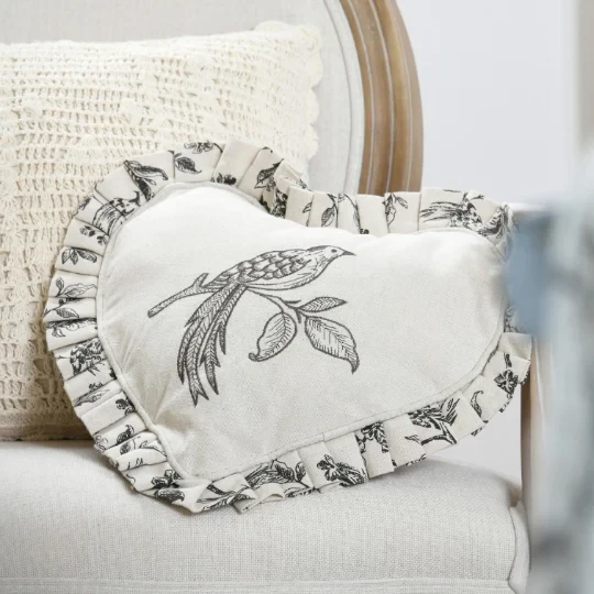 CLARINE CUSHION - ECRU - 30X30 CM