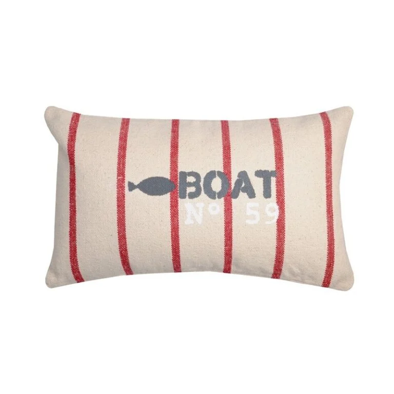 PAMPELONNE CUSHION - RED - 30X50 CM