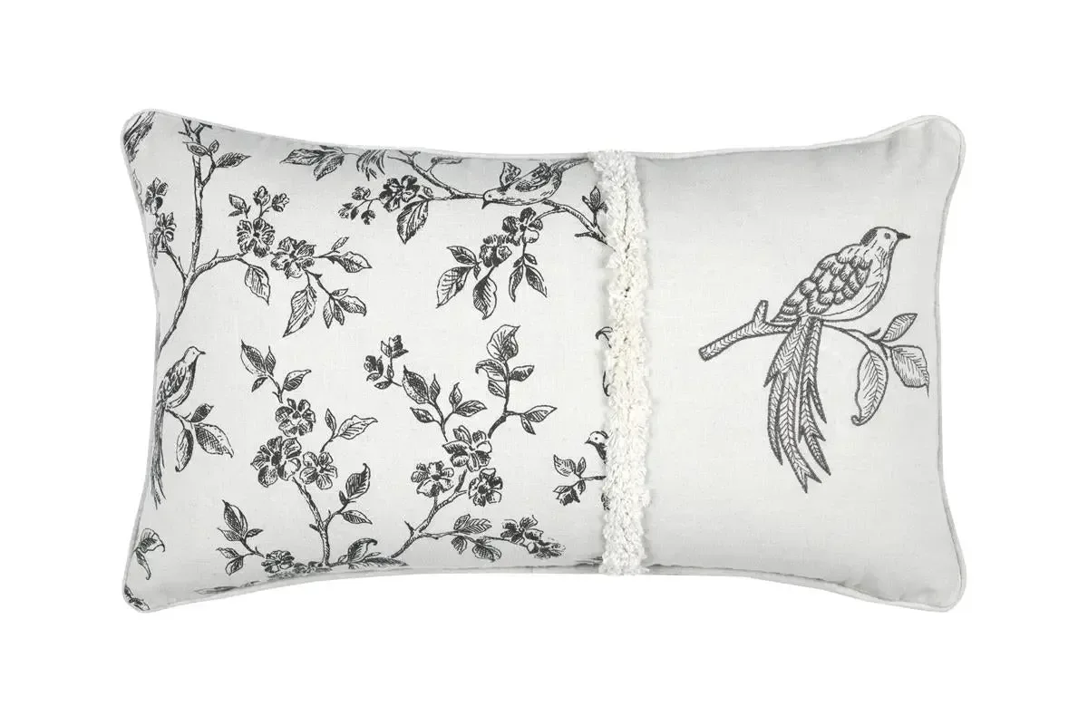 CLARINE CUSHION - ECRU - 30X50 CM