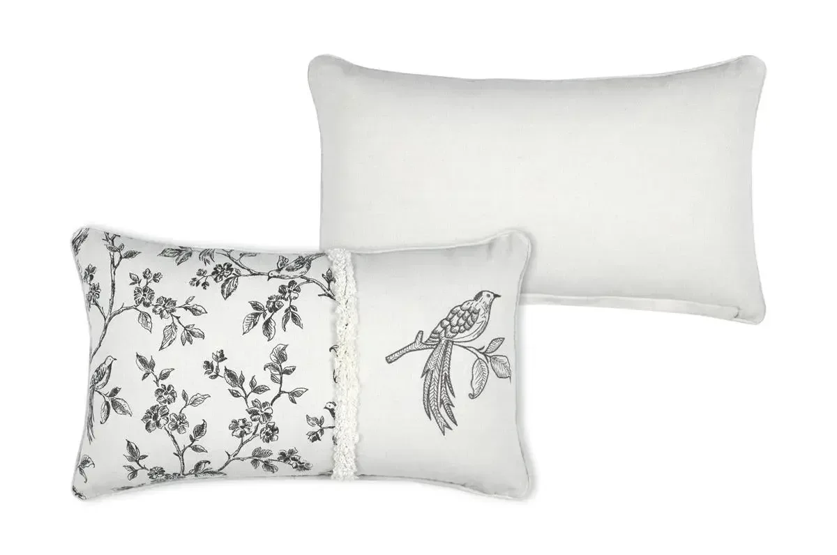 CLARINE CUSHION - ECRU - 30X50 CM