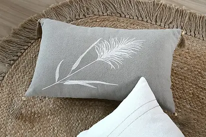 PAMPA CUSHION - NATURAL - 30X50 CM