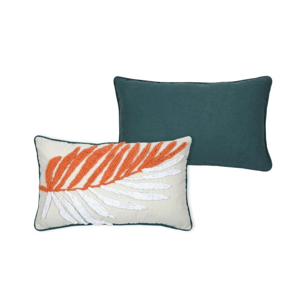 KENTIA CUSHION - ORANGE - 30X50 CM