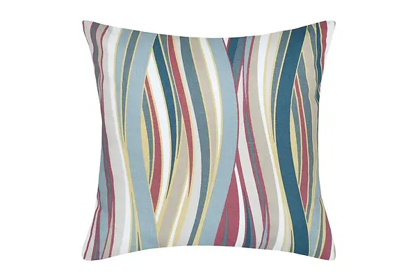 LINEO CUSHION COVER - PETROL - 40X40 CM