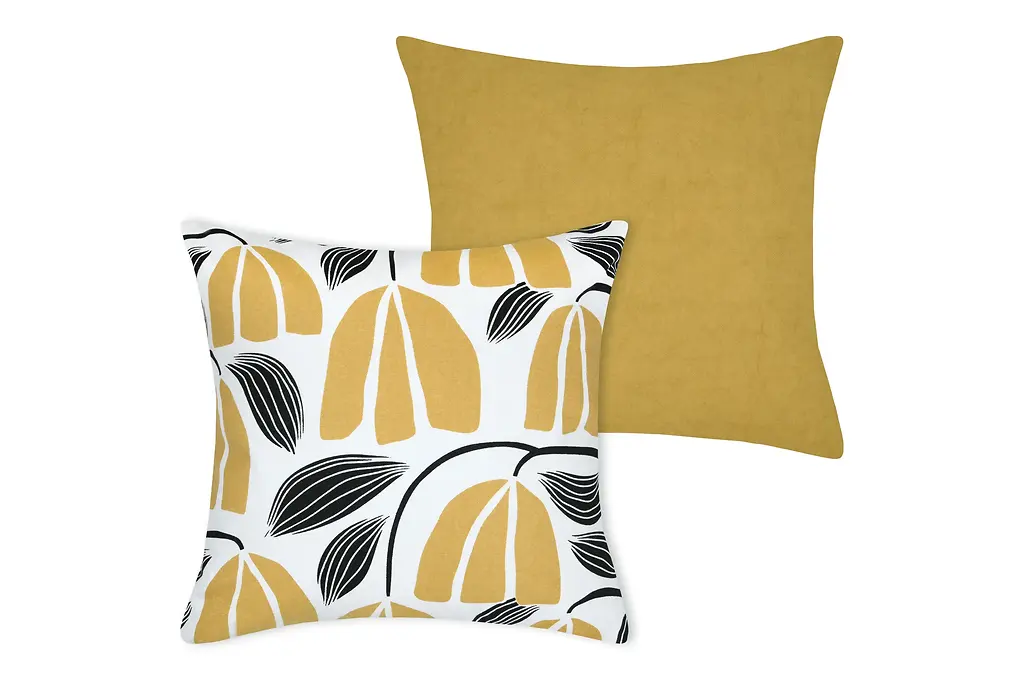 SHARON CUSHION COVER - MUSTARD - 40X40 CM
