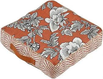 GALICIA FLOOR CUSHION - ORANGE - 45X45X10 CM