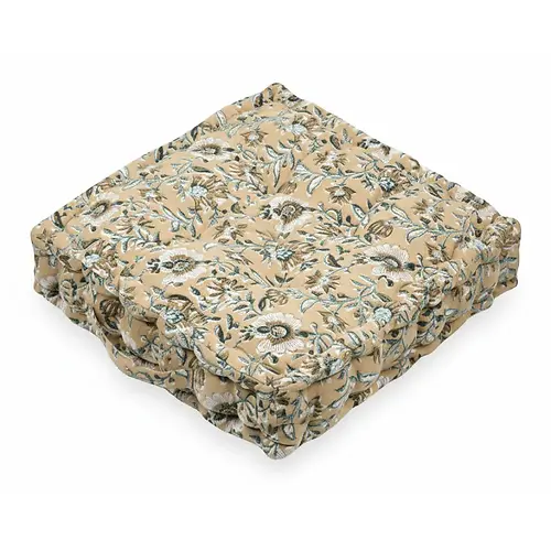 SHANA FLOOR CUSHION - MUSTARD - 40X40X8 CM
