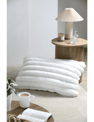POLARY CUSHION - WHITE - 50X80 CM