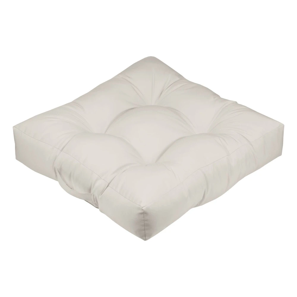 HAWAII FLOOR CUSHION - NATURAL - 60X60X12 CM