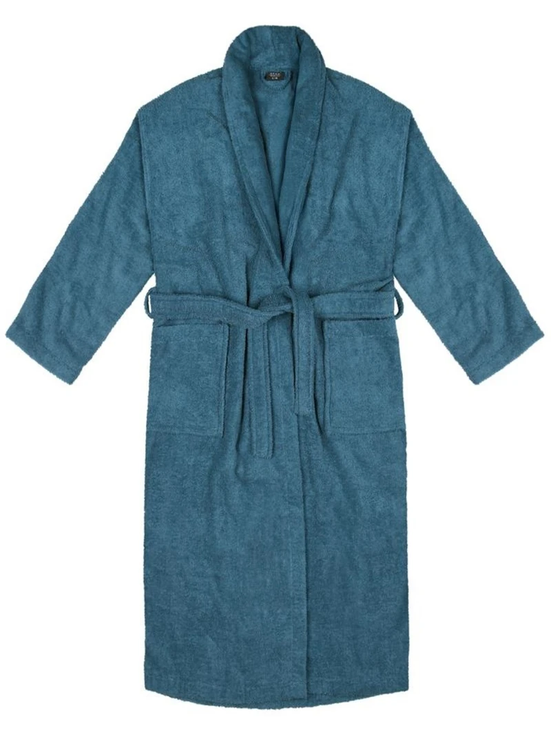 LYLA BATH ROBE - PETROL - S/M