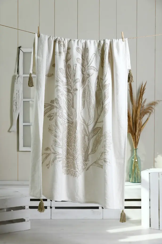 AZURIA THROW - WHITE - 125X150 CM