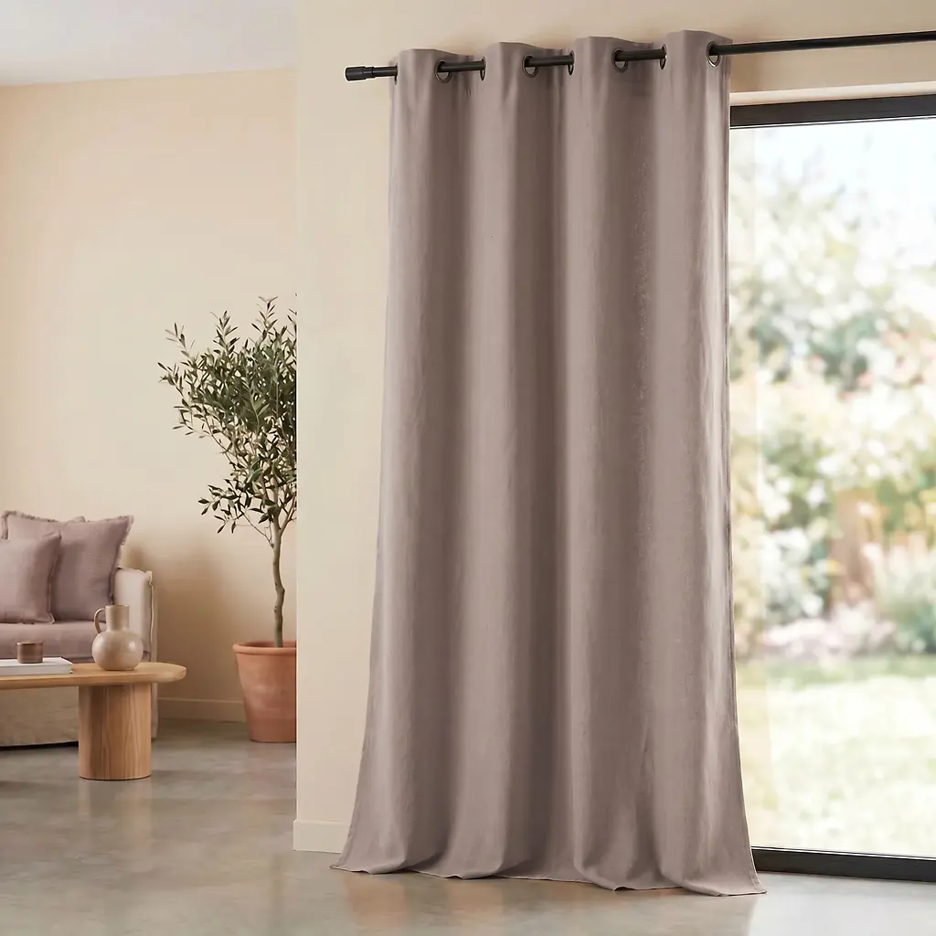 MONACO CURTAIN - NATURAL - 140X260 CM