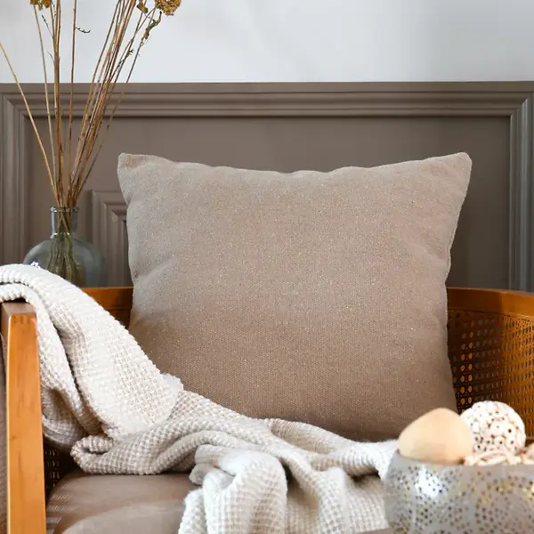 MONACO CUSHION - NATURAL - 45X45 CM