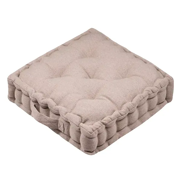 MONACO FLOOR CUSHION - NATURAL - 50X50X10 CM