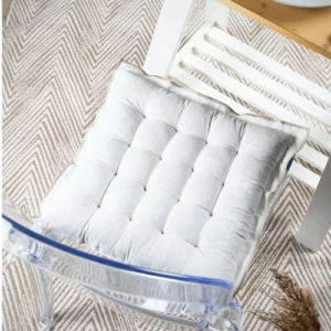 HELIOS CHAIR PAD - WHITE - 38X38 CM