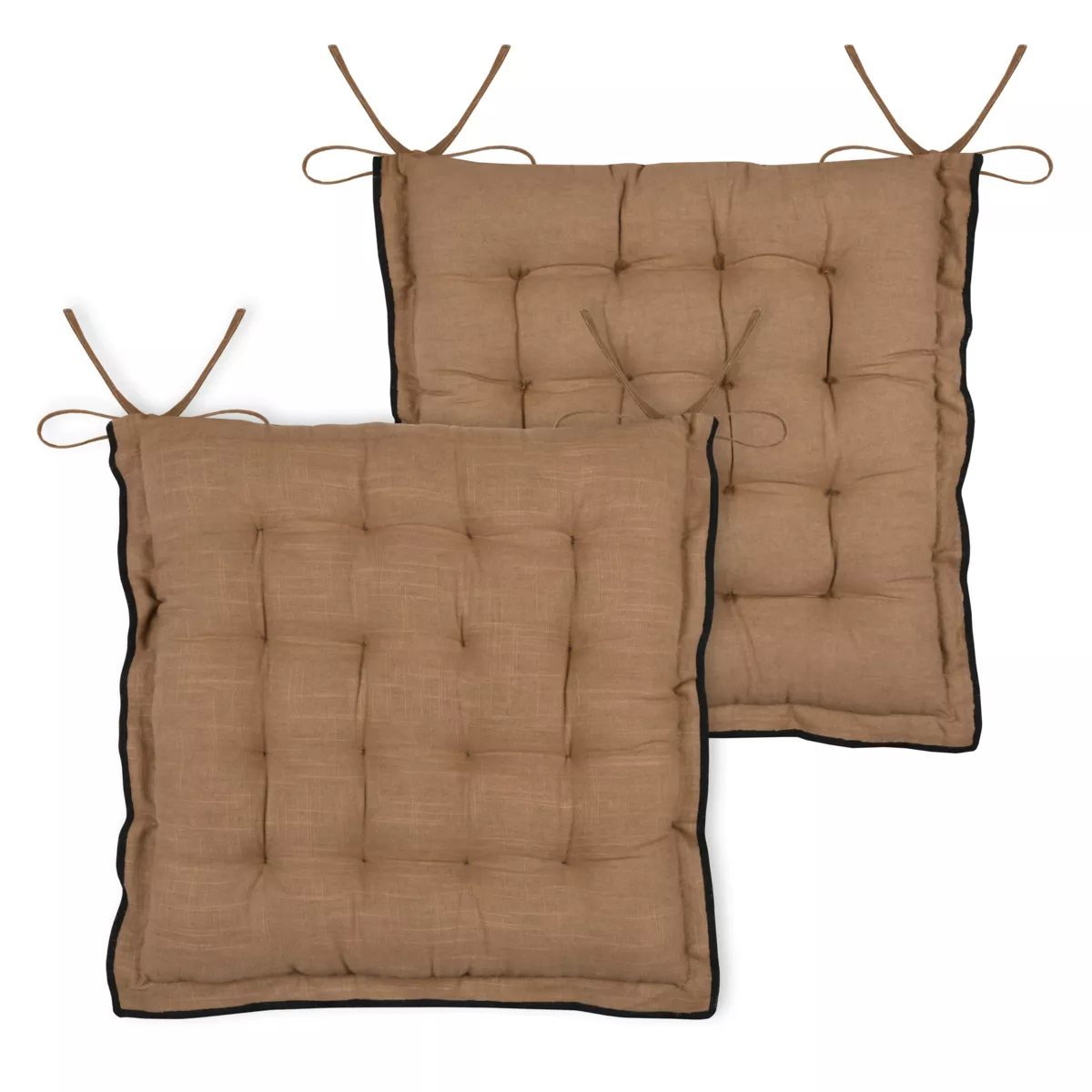 HELIOS CHAIR PAD - CAMEL - 38X38 CM