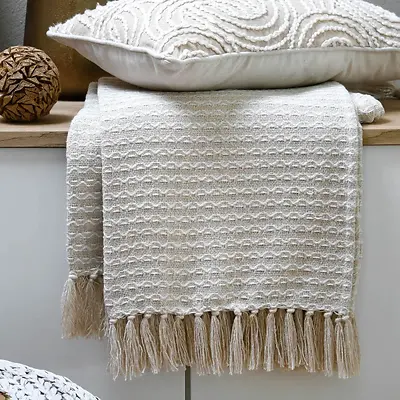 BALMA THROW - NATURAL - 125X150 CM