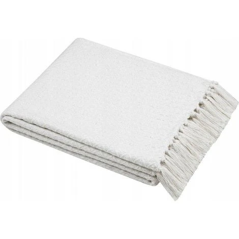 BALMA THROW - WHITE - 125X150 CM