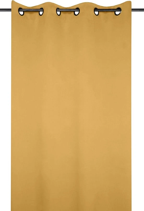 NOTTE BLACKOUT CURTAIN - MUSTARD - 135x250 CM