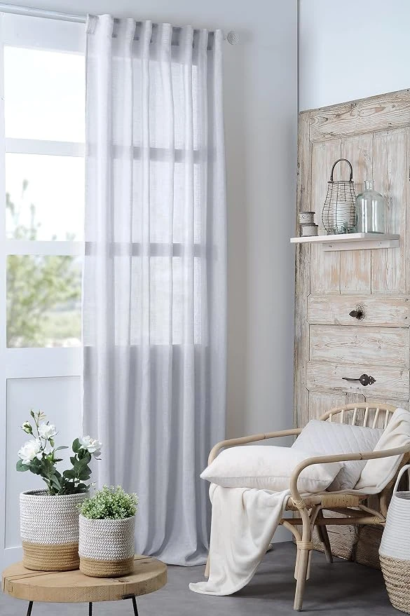 MADRID SHEER CURTAIN - GLACIER - 140X260 CM