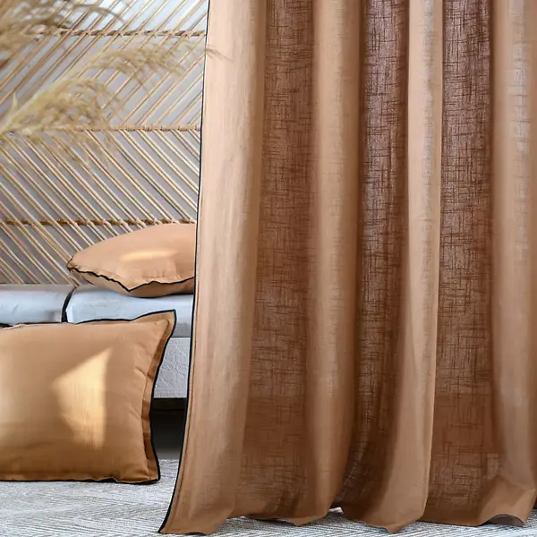 HELIOS CURTAIN - CAMEL - 140X260 CM