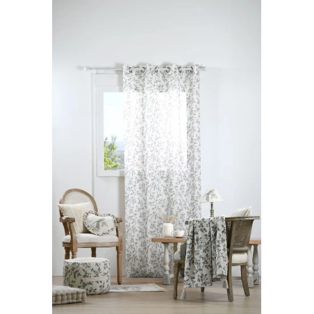 CLARINE SHEER CURTAIN - ECRU - 140X260 CM