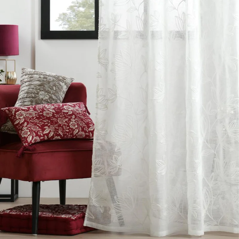 BIBURY SHEER CURTAIN - WHITE 140X260 CM
