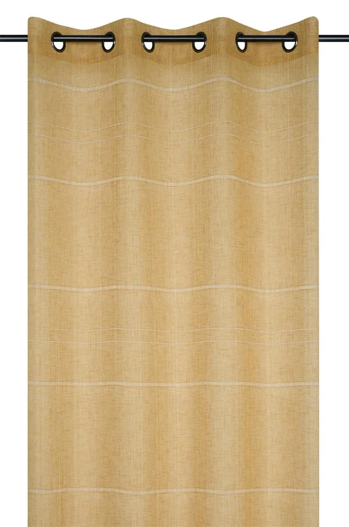 TESSA SHEER CURTAIN - CURRY - 140X260 CM
